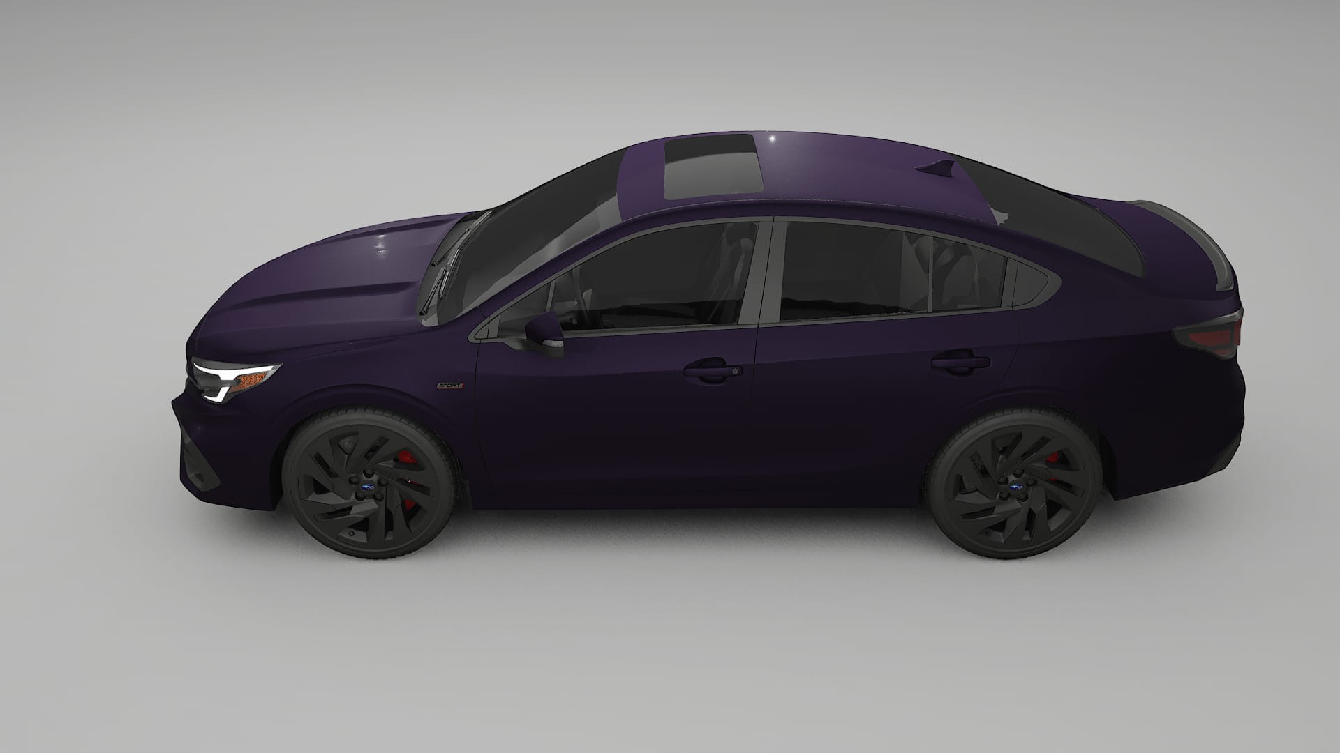 Subaru Legacy BW TPU Paint Protection Film | VIOLET Color Change PPF Full Pre-Cut Kit