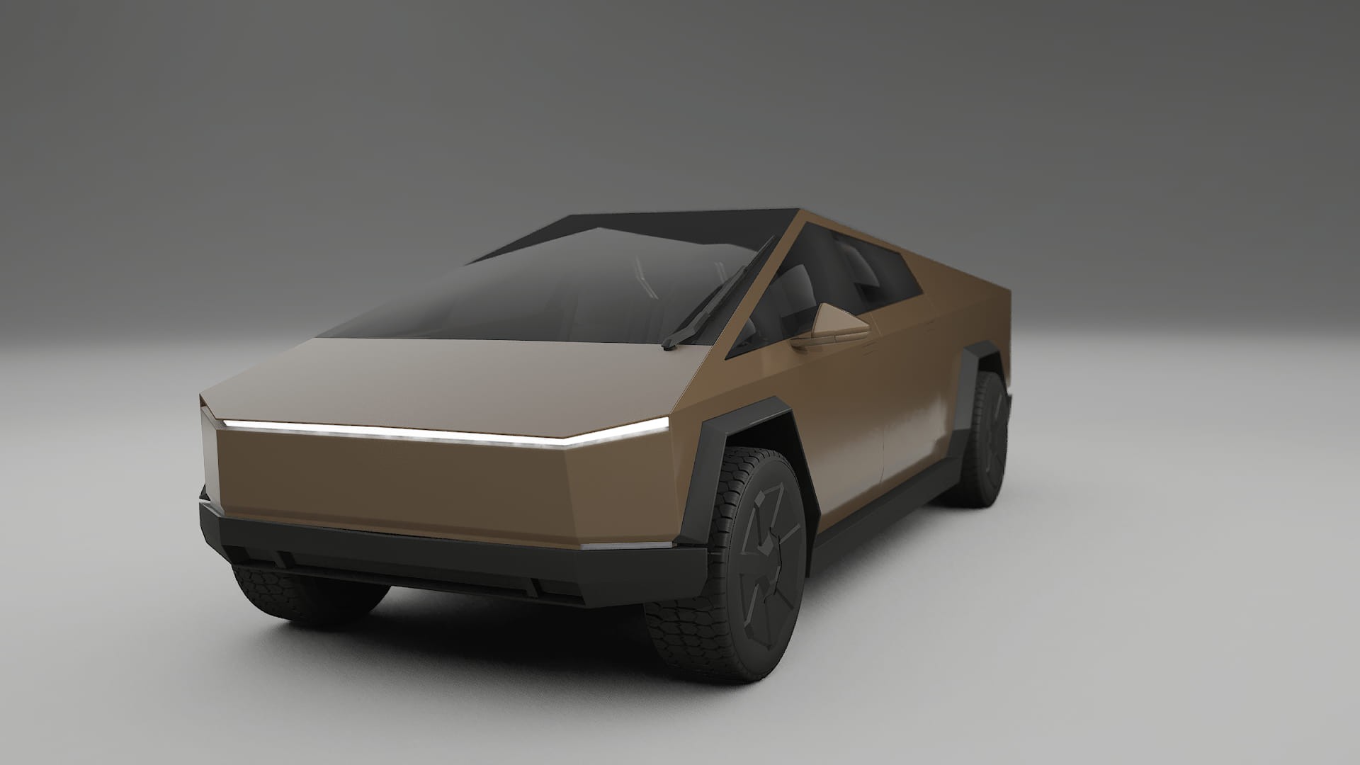 Tesla Cybertruck TPU Paint Protection Film | SAHARA Color Change PPF Full Pre-Cut Kit