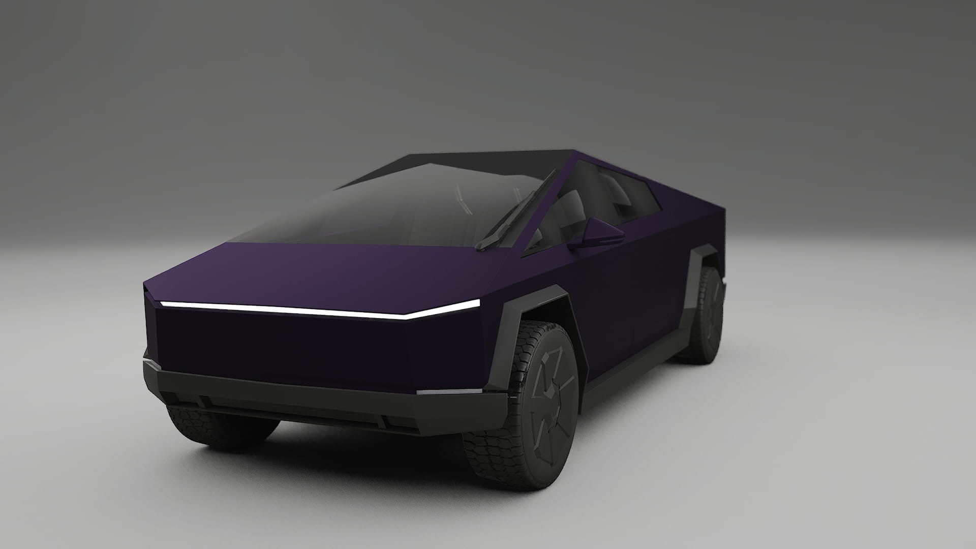 Tesla Cybertruck TPU Paint Protection Film | VIOLET Color Change PPF Full Pre-Cut Kit