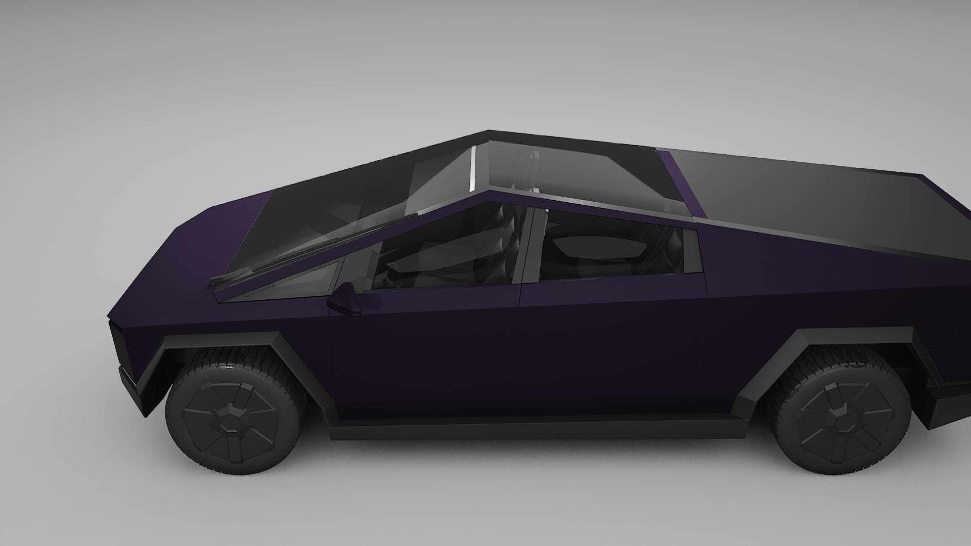 Tesla Cybertruck TPU Paint Protection Film | VIOLET Color Change PPF Full Pre-Cut Kit