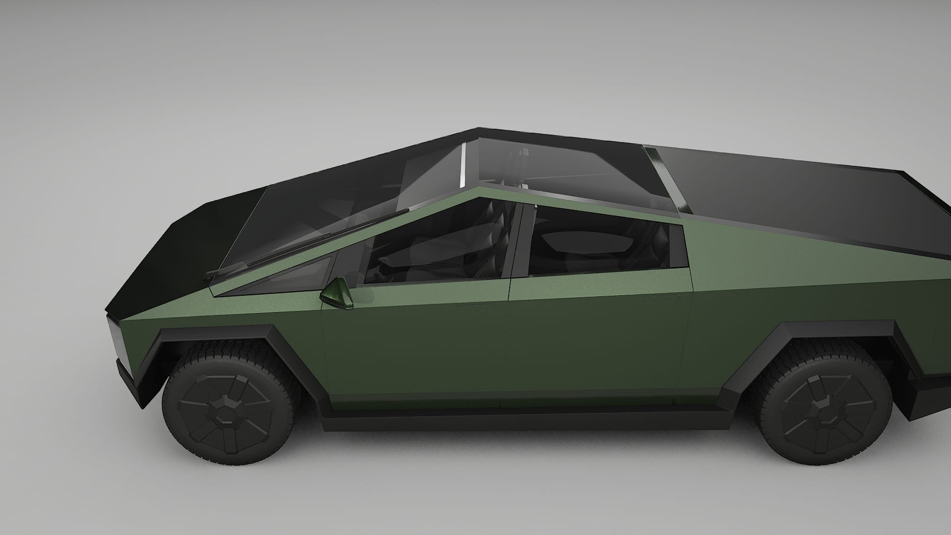 Tesla Cybertruck TPU Paint Protection Film | LAGOON Color Change PPF Full Pre-Cut Kit