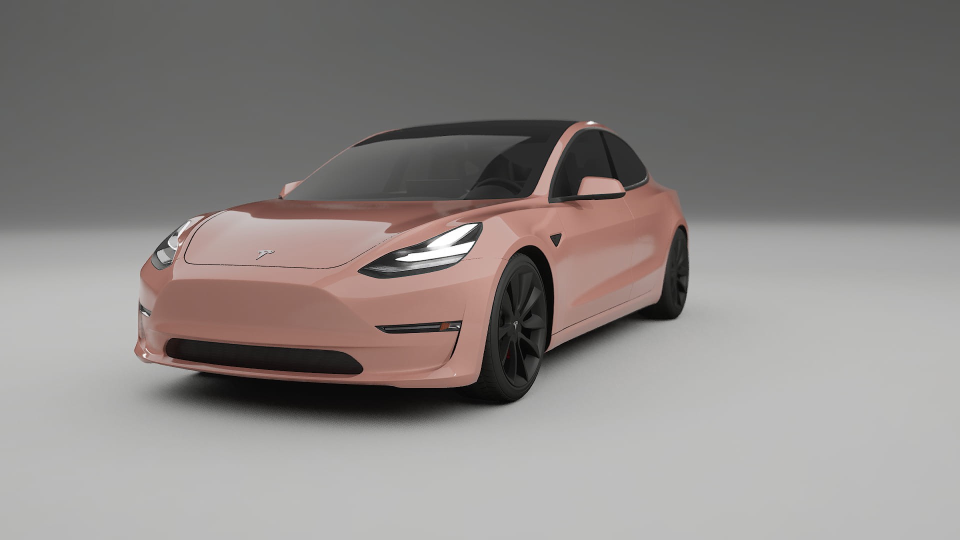 Tesla Model3 TPU Paint Protection Film | BLUSH Color Change PPF Full Pre-Cut Kit