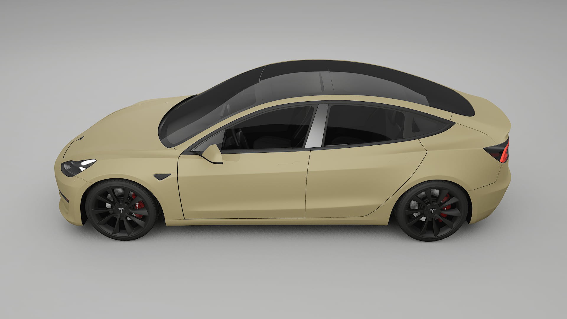 Tesla Model3 TPU Paint Protection Film | SAND Color Change PPF Full Pre-Cut Kit