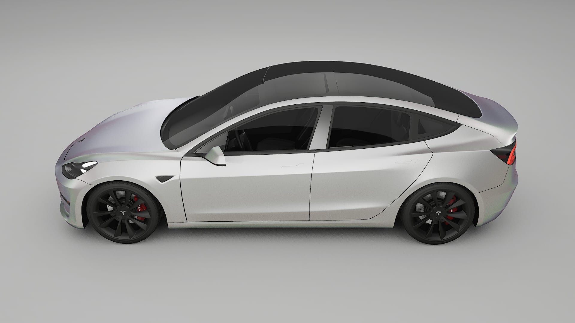 Tesla Model3 TPU Paint Protection Film | NEBULA Color Change PPF Full Pre-Cut Kit