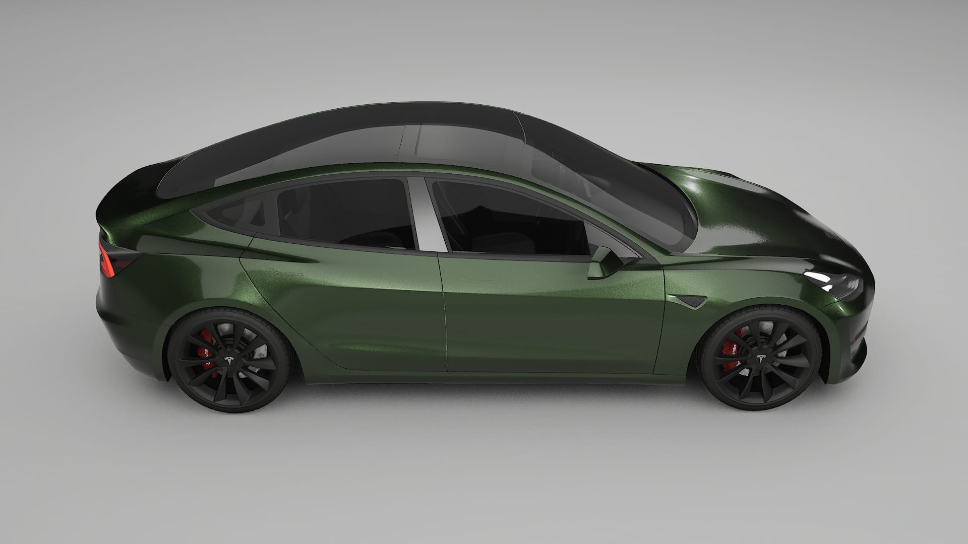 Tesla Model3 TPU Paint Protection Film | LAGOON Color Change PPF Full Pre-Cut Kit