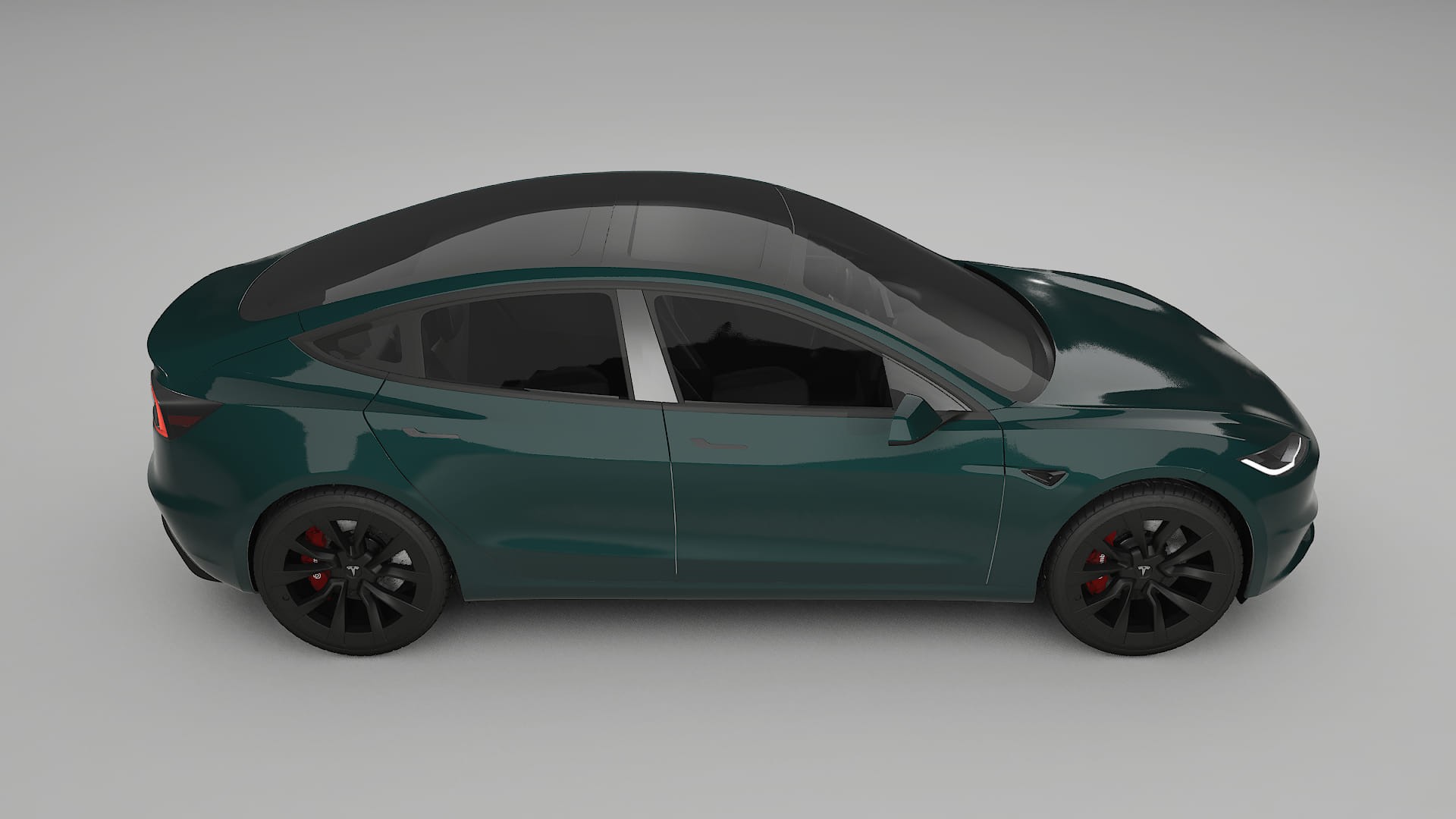 Tesla Model3 Highland TPU Paint Protection Film | INFERNO Color Change PPF Full Pre-Cut Kit