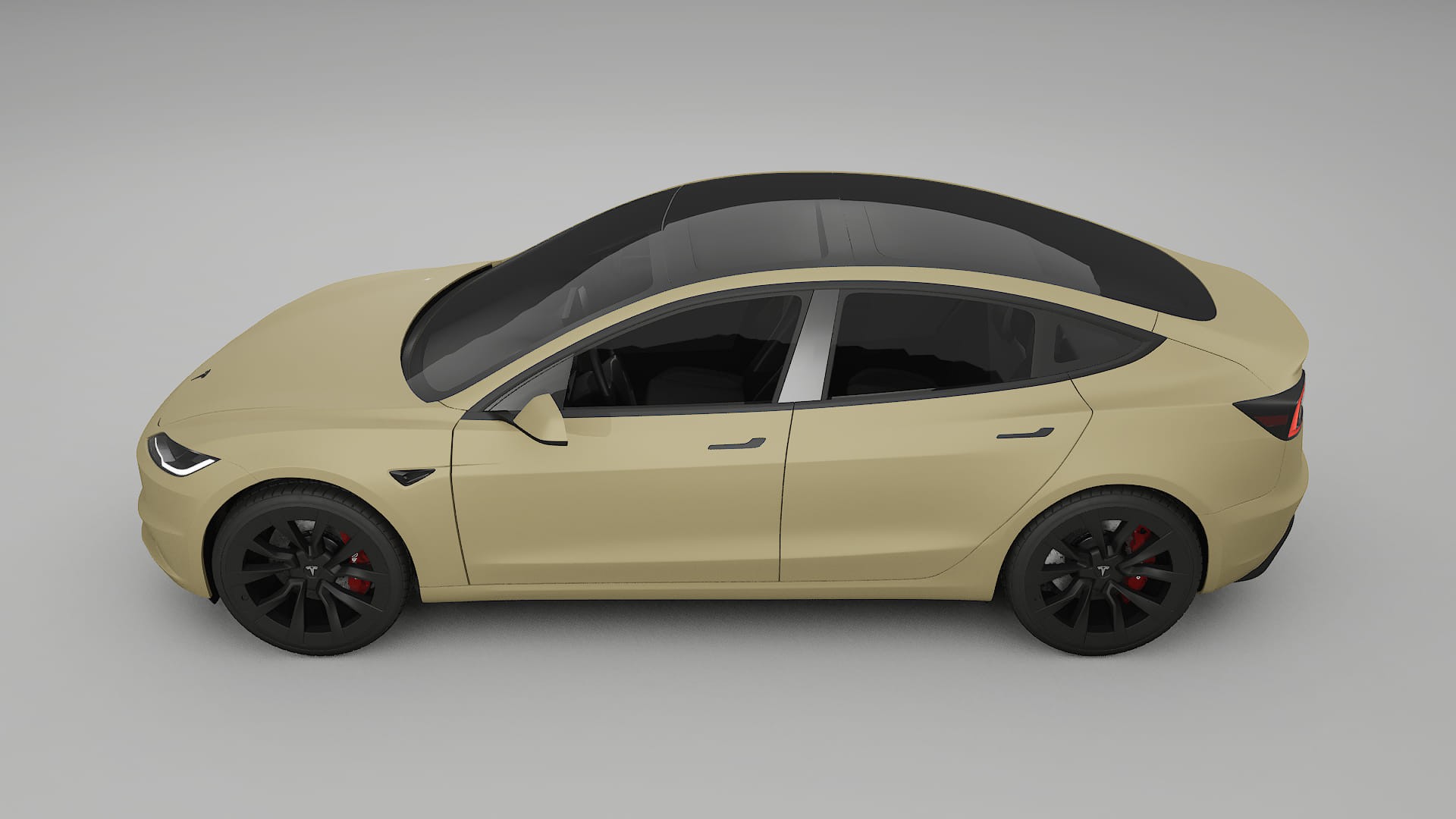 Tesla Model3 Highland TPU Paint Protection Film | SAND Color Change PPF Full Pre-Cut Kit