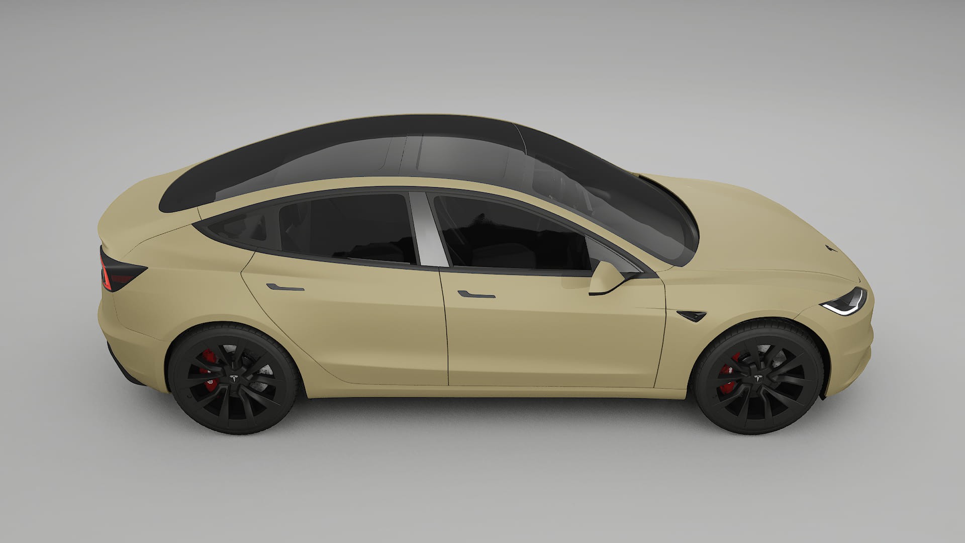 Tesla Model3 Highland TPU Paint Protection Film | SAND Color Change PPF Full Pre-Cut Kit