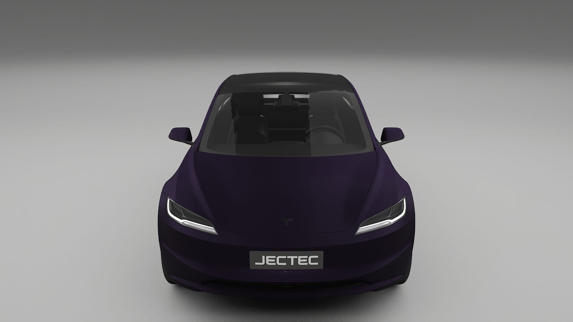 Tesla Model3 Highland TPU Paint Protection Film | VIOLET Color Change PPF Full Pre-Cut Kit