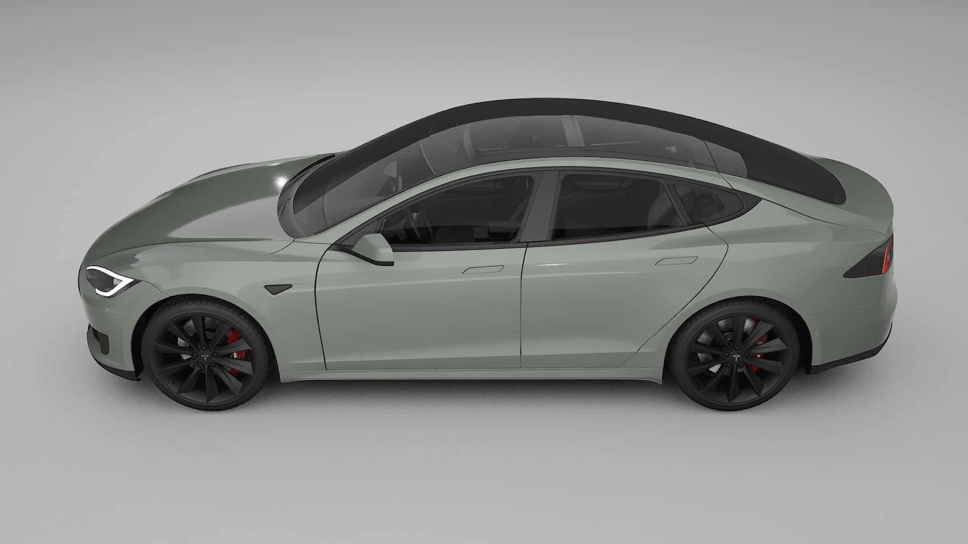 Tesla Model-S TPU Paint Protection Film | SLATE Color Change PPF Full Pre-Cut Kit