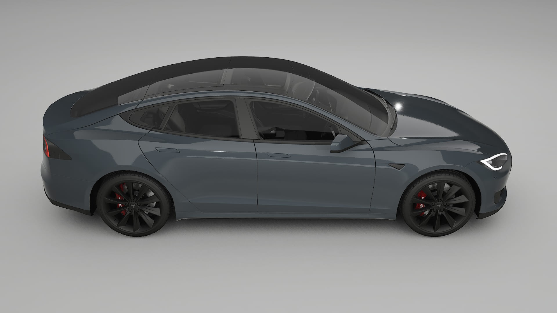 Tesla Model-S TPU Paint Protection Film | GRANITE Color Change PPF Full Pre-Cut Kit