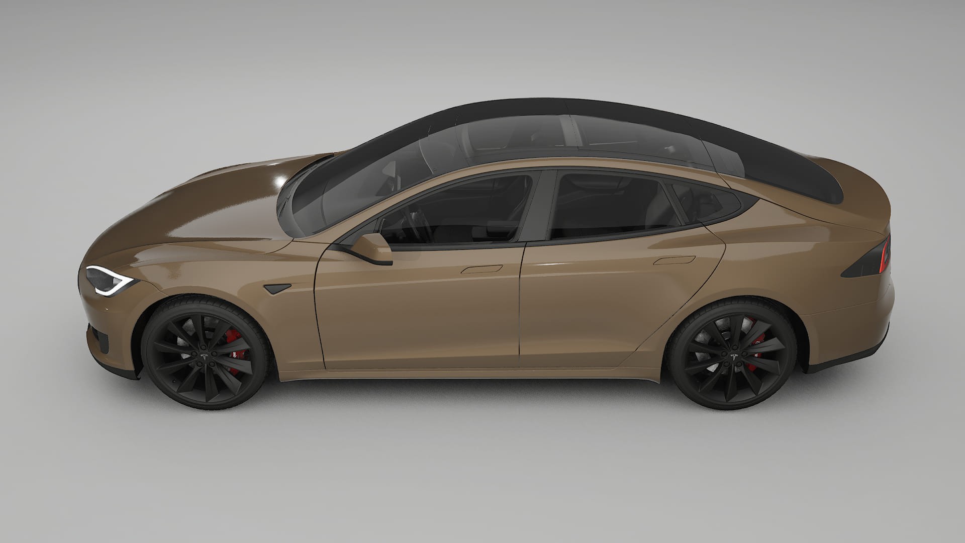 Tesla Model-S TPU Paint Protection Film | SAHARA Color Change PPF Full Pre-Cut Kit