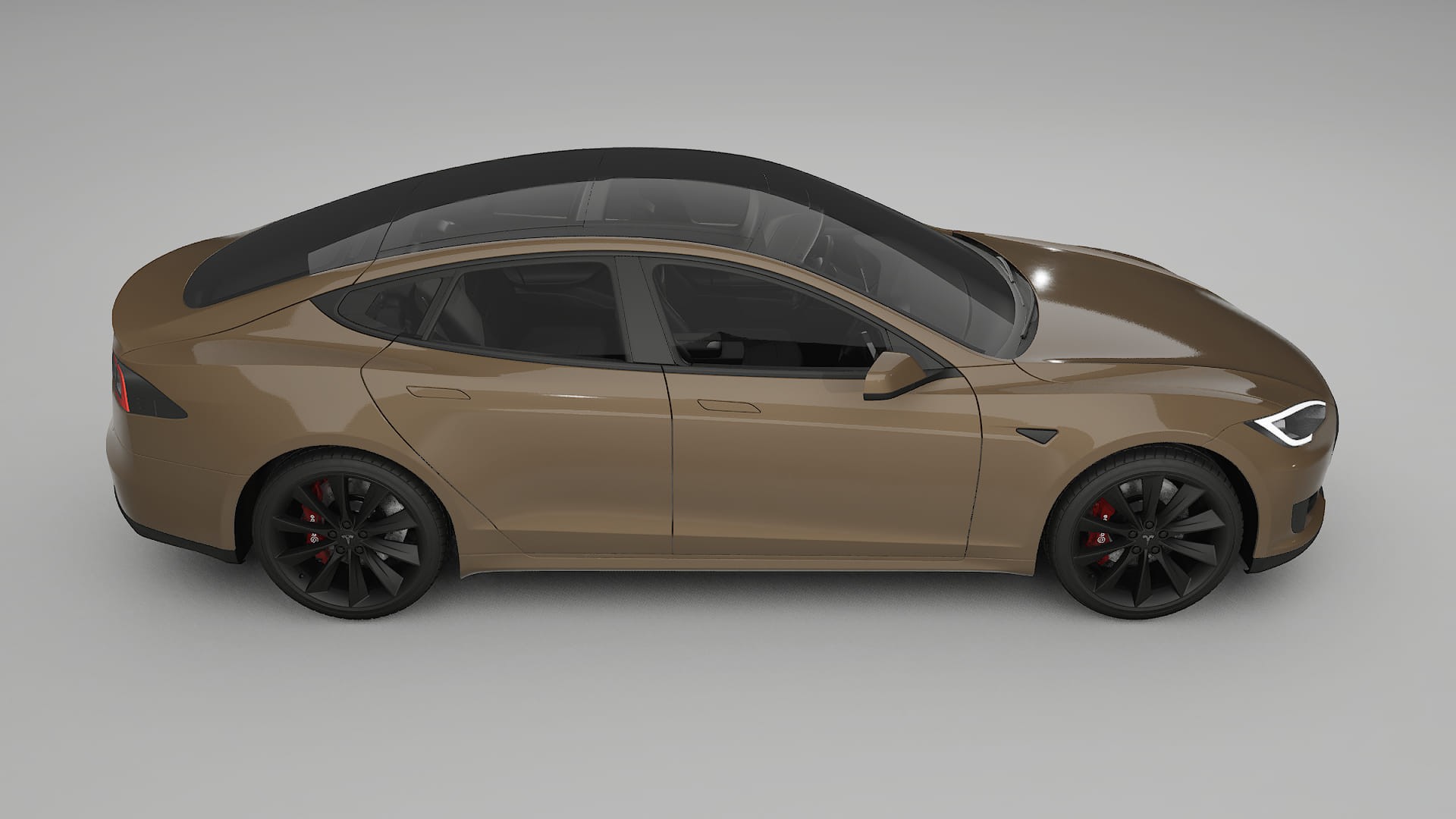 Tesla Model-S TPU Paint Protection Film | SAHARA Color Change PPF Full Pre-Cut Kit