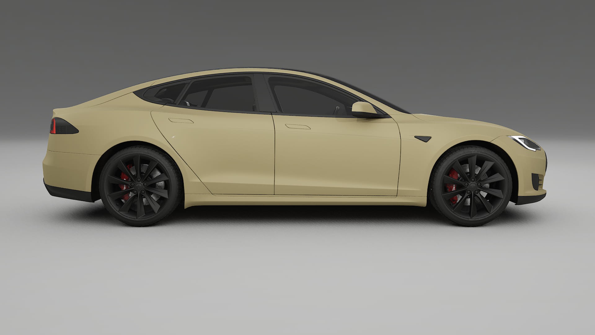 Tesla Model-S TPU Paint Protection Film | SAND Color Change PPF Full Pre-Cut Kit