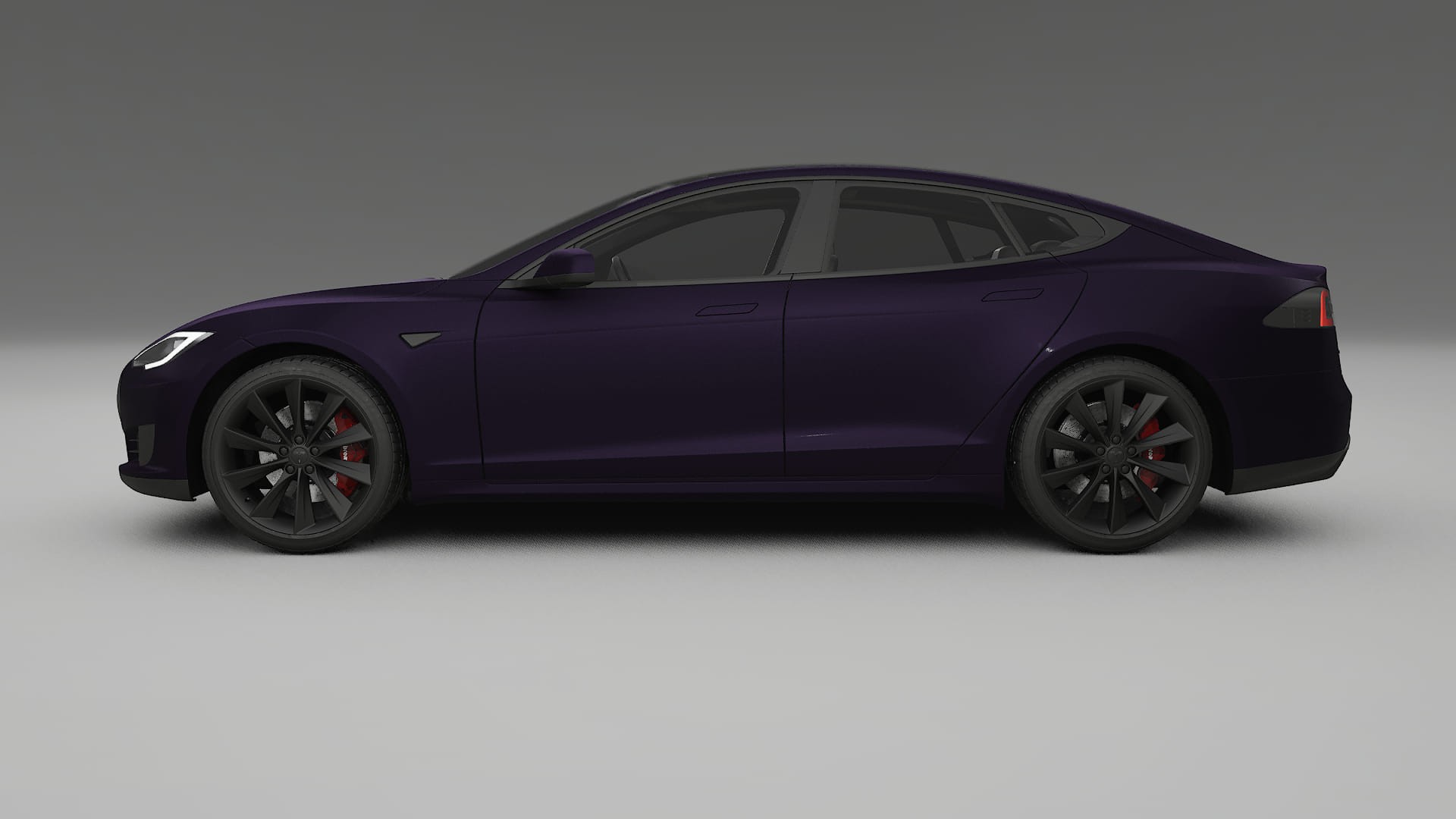 Tesla Model-S TPU Paint Protection Film | VIOLET Color Change PPF Full Pre-Cut Kit