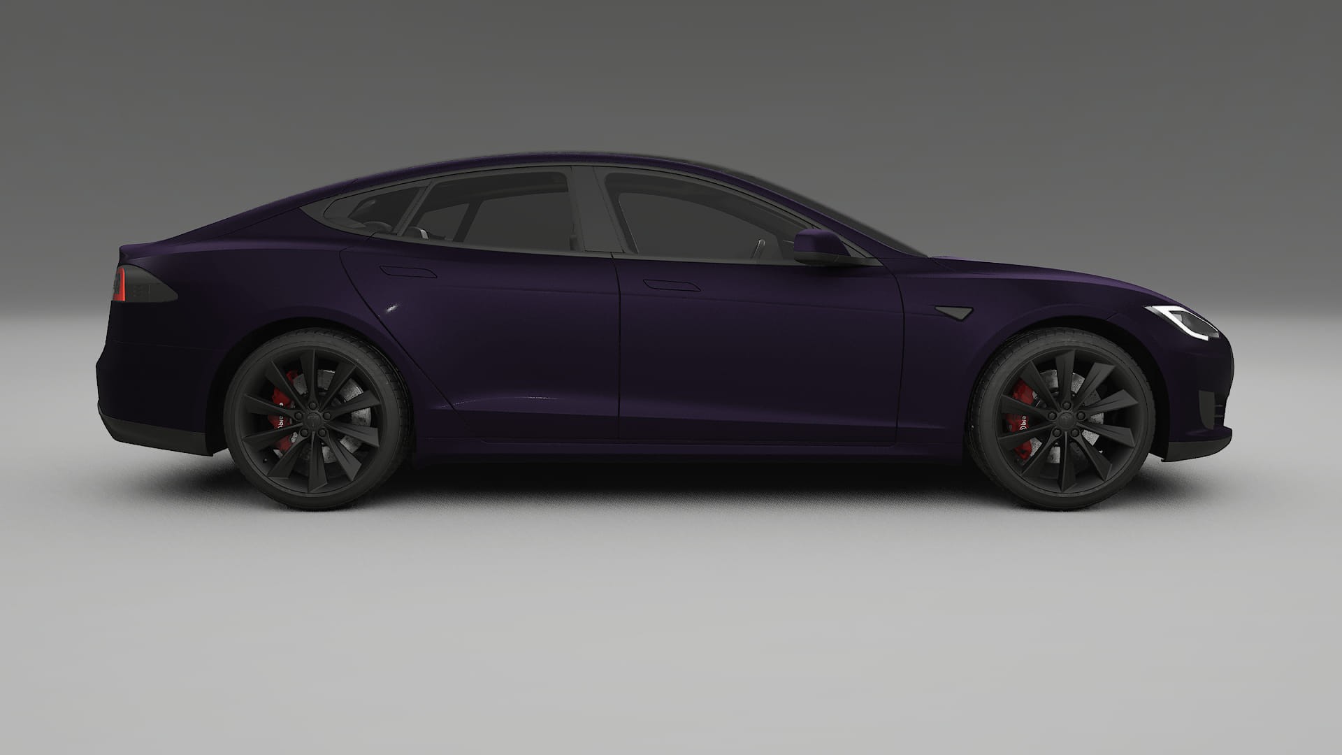 Tesla Model-S TPU Paint Protection Film | VIOLET Color Change PPF Full Pre-Cut Kit