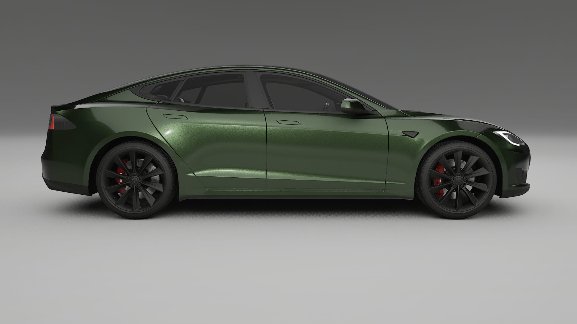 Tesla Model-S TPU Paint Protection Film | LAGOON Color Change PPF Full Pre-Cut Kit