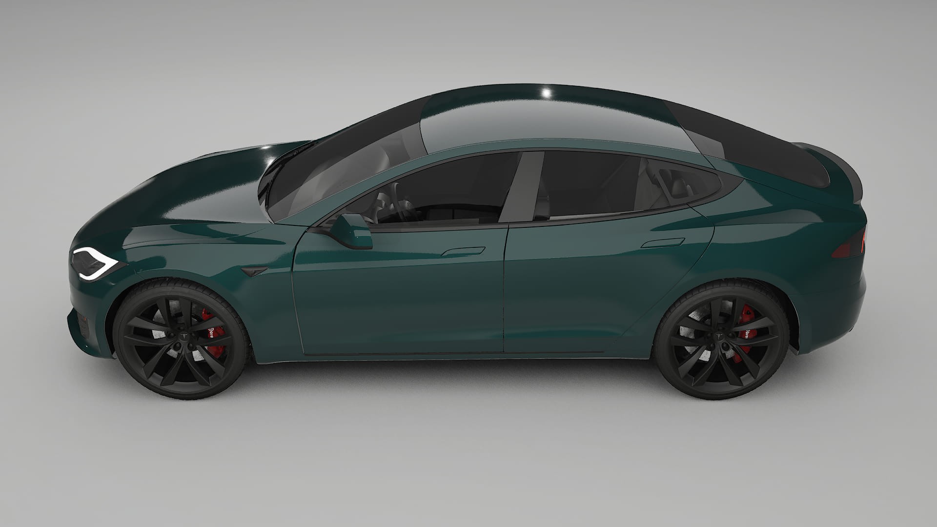 Tesla Model-S Refresh TPU Paint Protection Film | INFERNO Color Change PPF Full Pre-Cut Kit