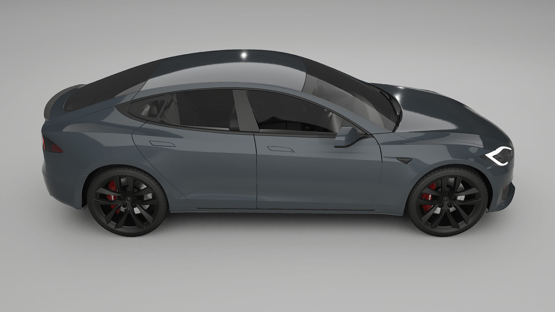 Tesla Model-S Refresh TPU Paint Protection Film | GRANITE Color Change PPF Full Pre-Cut Kit