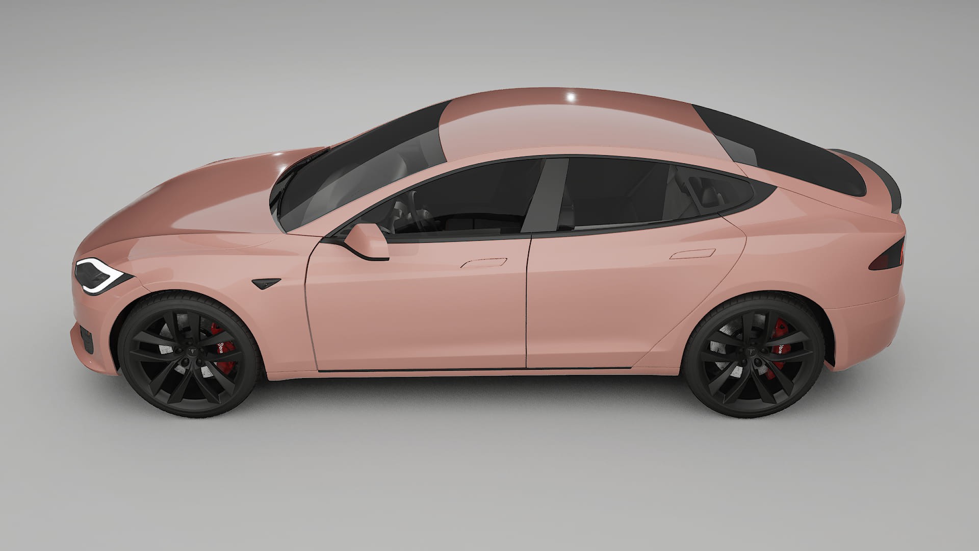 Tesla Model-S Refresh TPU Paint Protection Film | BLUSH Color Change PPF Full Pre-Cut Kit