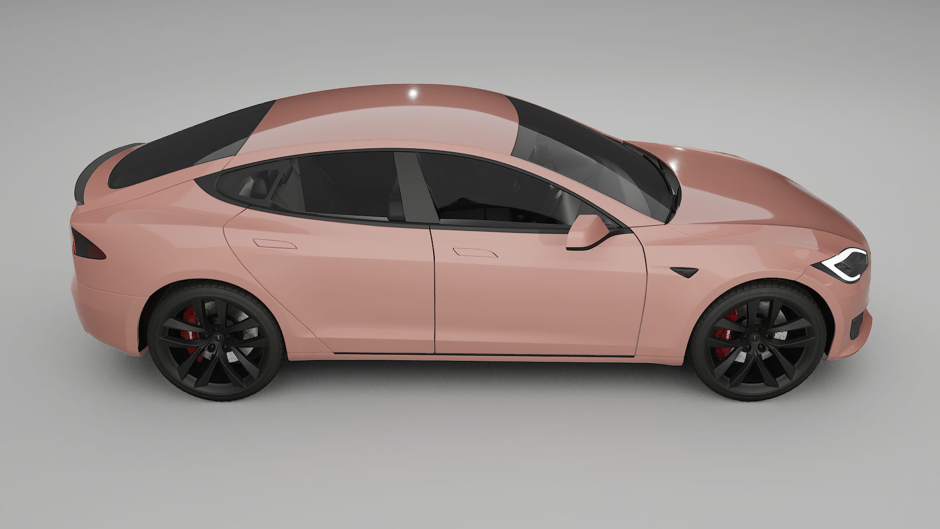 Tesla Model-S Refresh TPU Paint Protection Film | BLUSH Color Change PPF Full Pre-Cut Kit