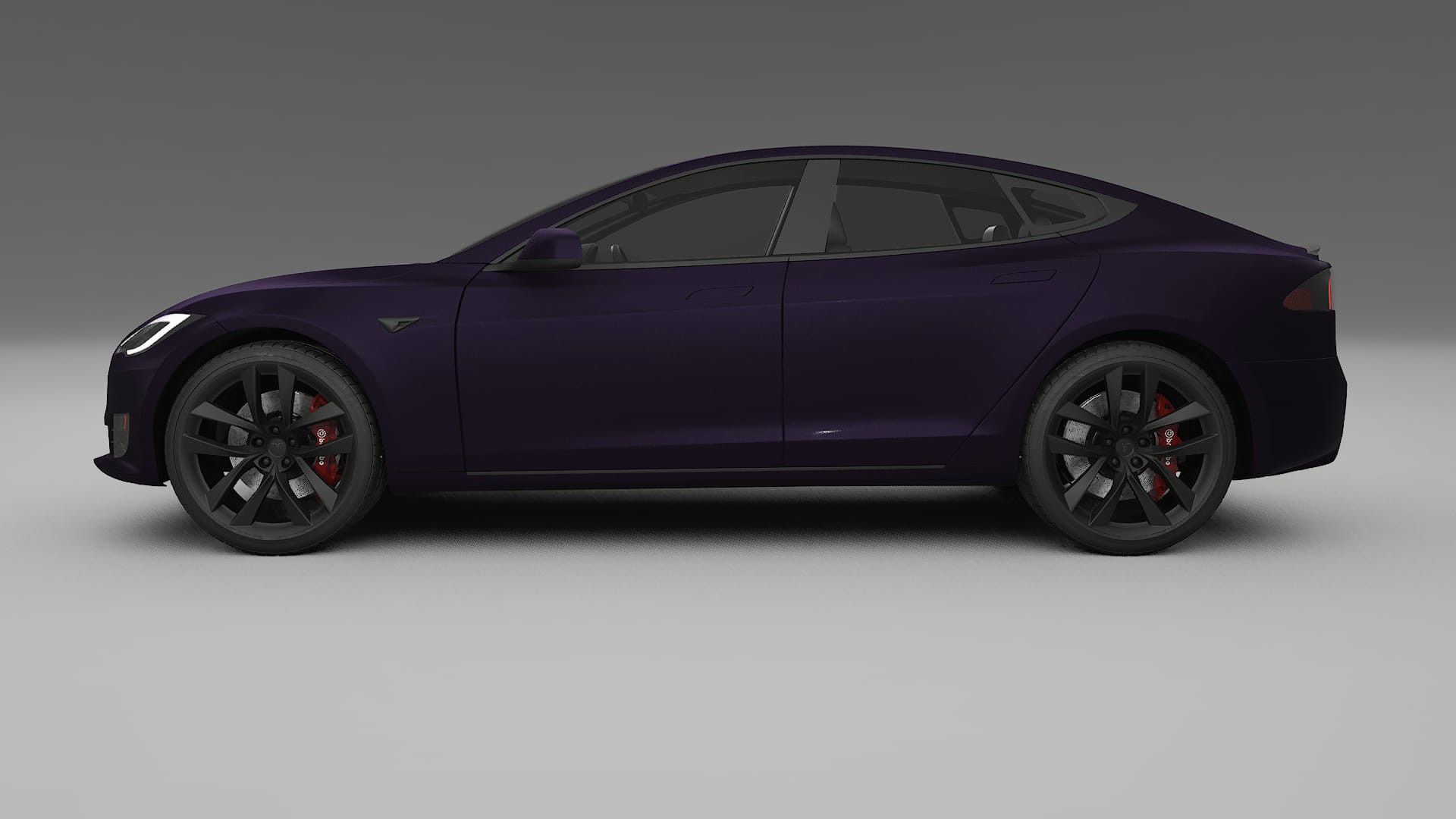 Tesla Model-S Refresh TPU Paint Protection Film | VIOLET Color Change PPF Full Pre-Cut Kit