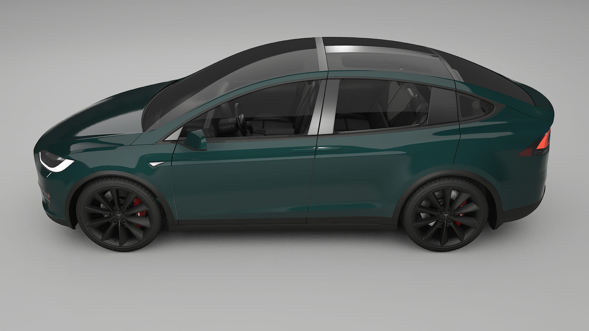 Tesla Model-X TPU Paint Protection Film | INFERNO Color Change PPF Full Pre-Cut Kit