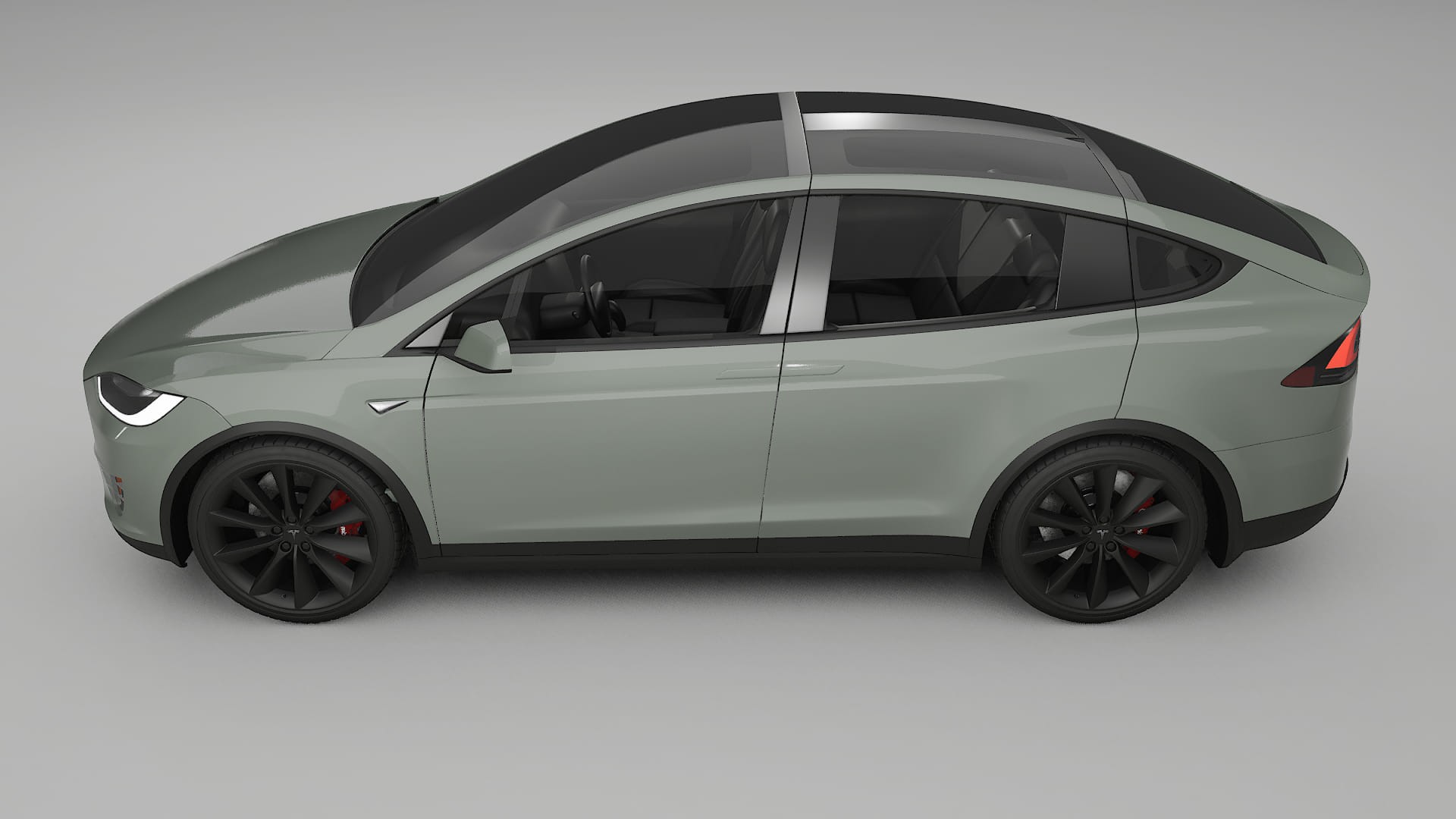 Tesla Model-X TPU Paint Protection Film | SLATE Color Change PPF Full Pre-Cut Kit