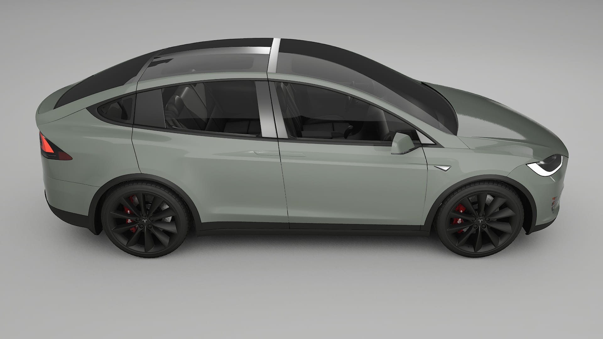 Tesla Model-X TPU Paint Protection Film | SLATE Color Change PPF Full Pre-Cut Kit