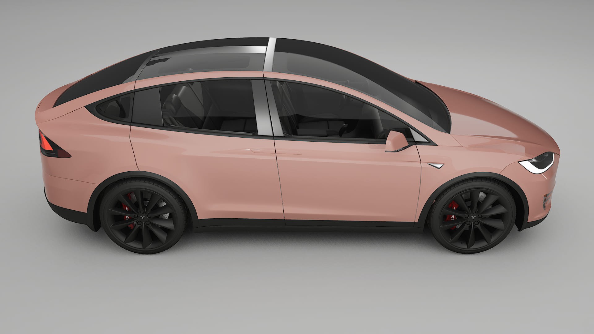 Tesla Model-X TPU Paint Protection Film | BLUSH Color Change PPF Full Pre-Cut Kit