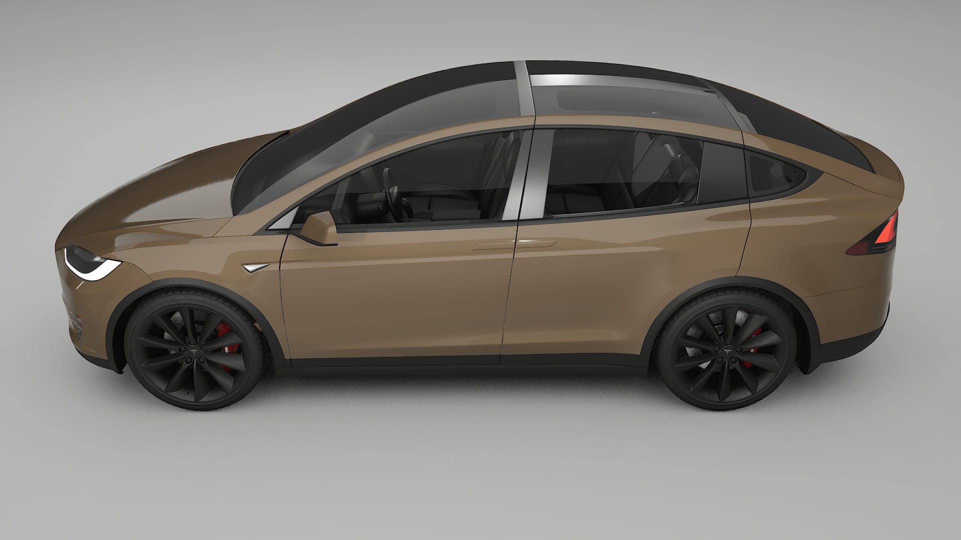 Tesla Model-X TPU Paint Protection Film | SAHARA Color Change PPF Full Pre-Cut Kit