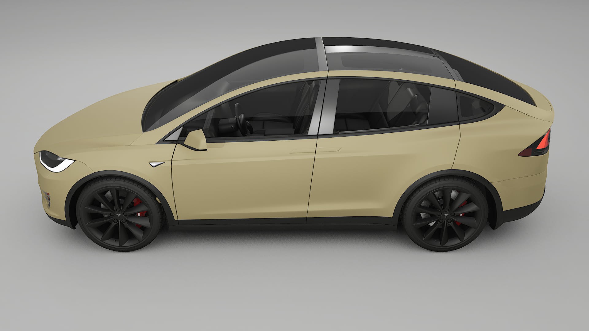 Tesla Model-X TPU Paint Protection Film | SAND Color Change PPF Full Pre-Cut Kit