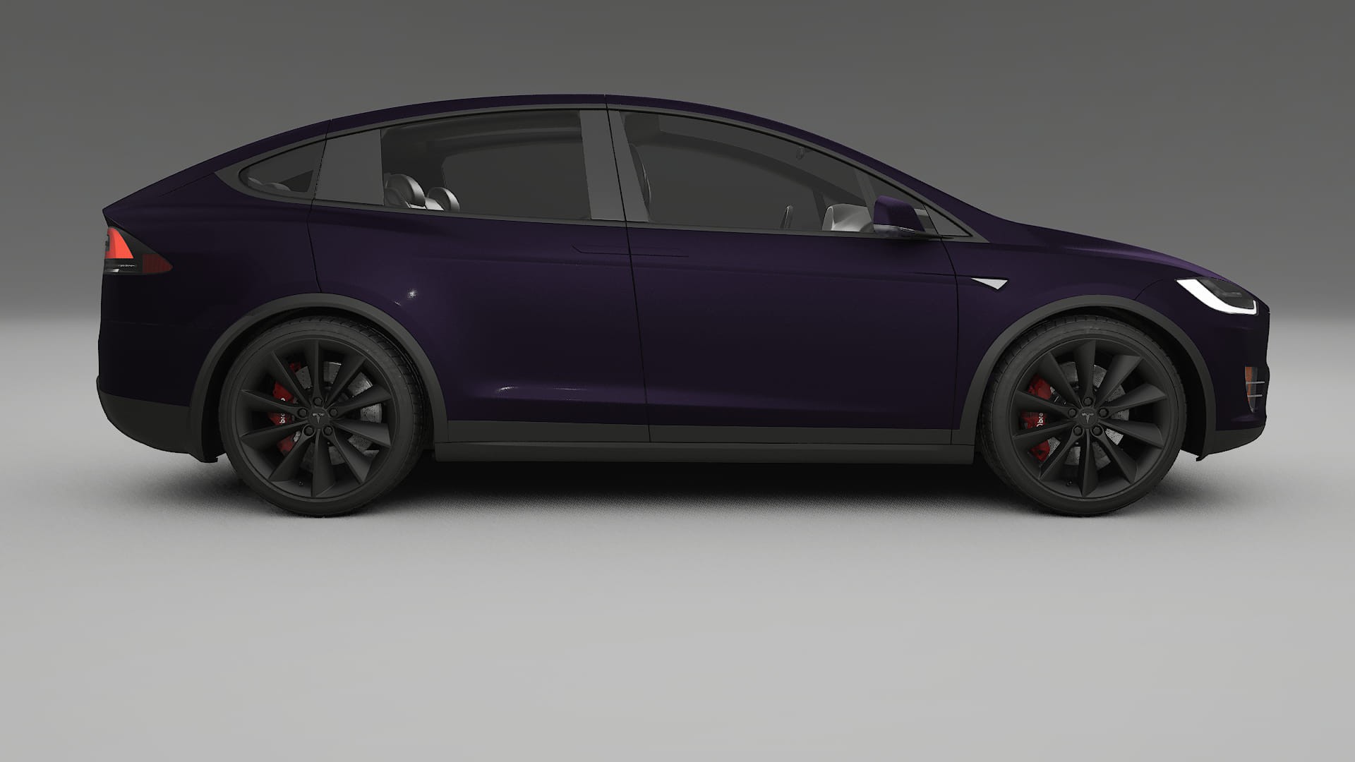 Tesla Model-X TPU Paint Protection Film | VIOLET Color Change PPF Full Pre-Cut Kit