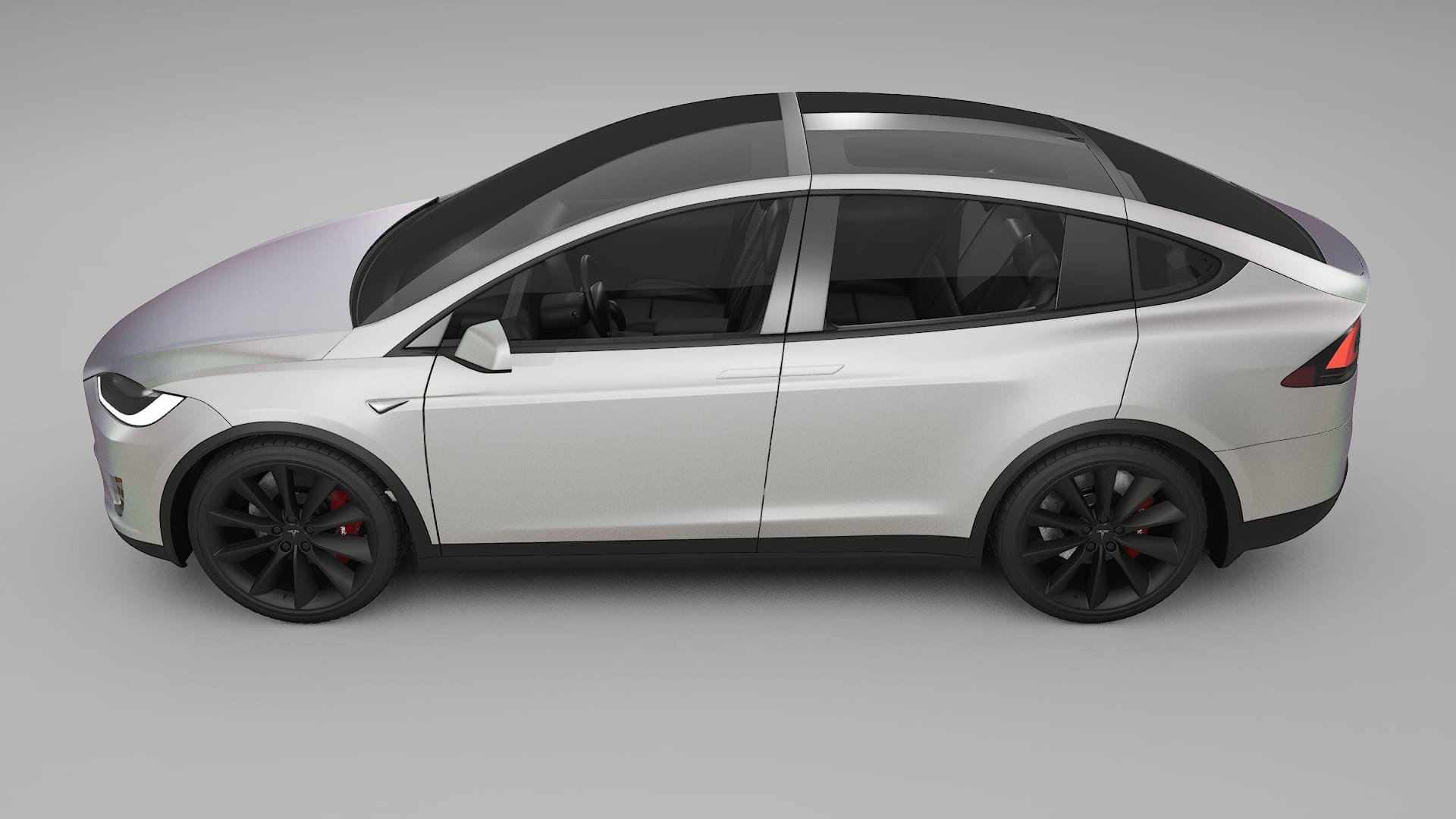 Tesla Model-X TPU Paint Protection Film | NEBULA Color Change PPF Full Pre-Cut Kit