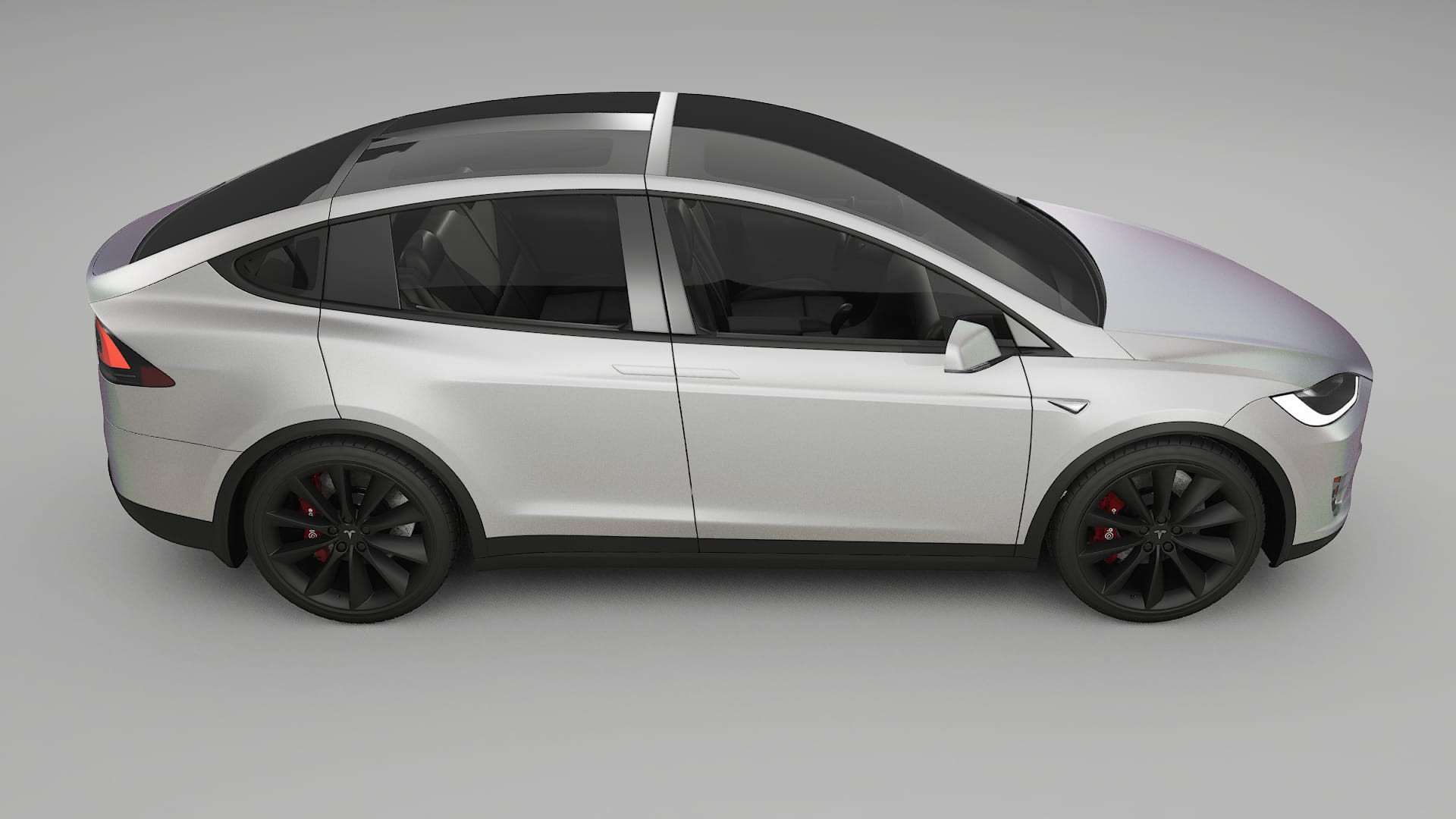 Tesla Model-X TPU Paint Protection Film | NEBULA Color Change PPF Full Pre-Cut Kit