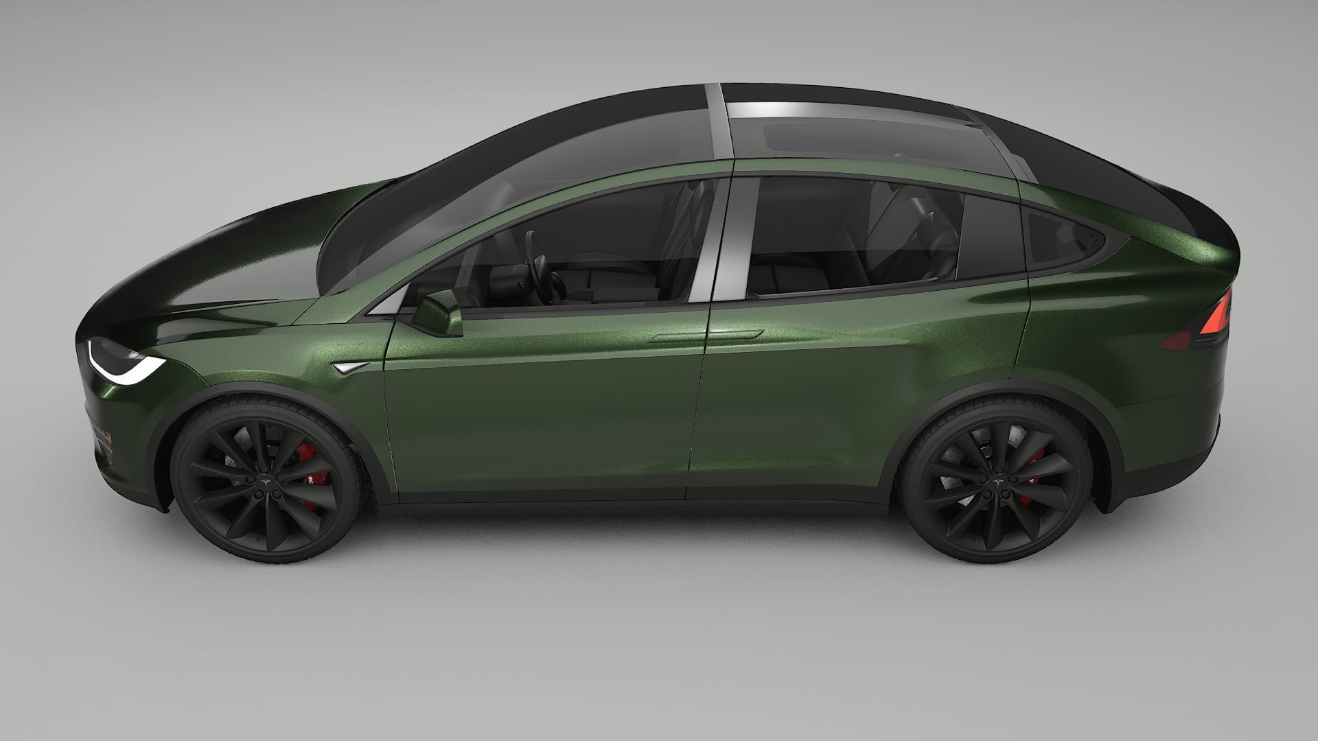 Tesla Model-X TPU Paint Protection Film | LAGOON Color Change PPF Full Pre-Cut Kit