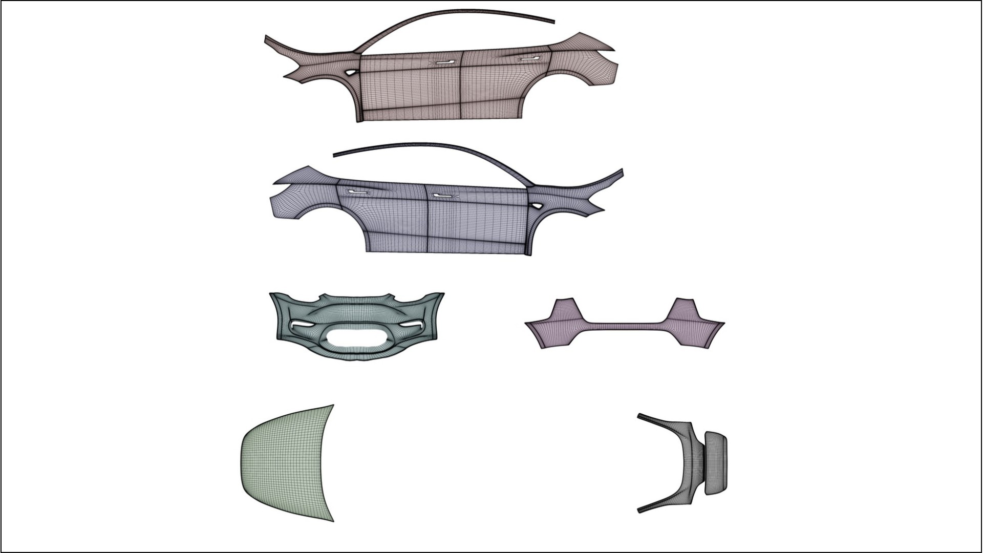 Tesla Model-Y TPU Paint Protection Film | CINDER Color Change PPF Full Pre-Cut Kit 2