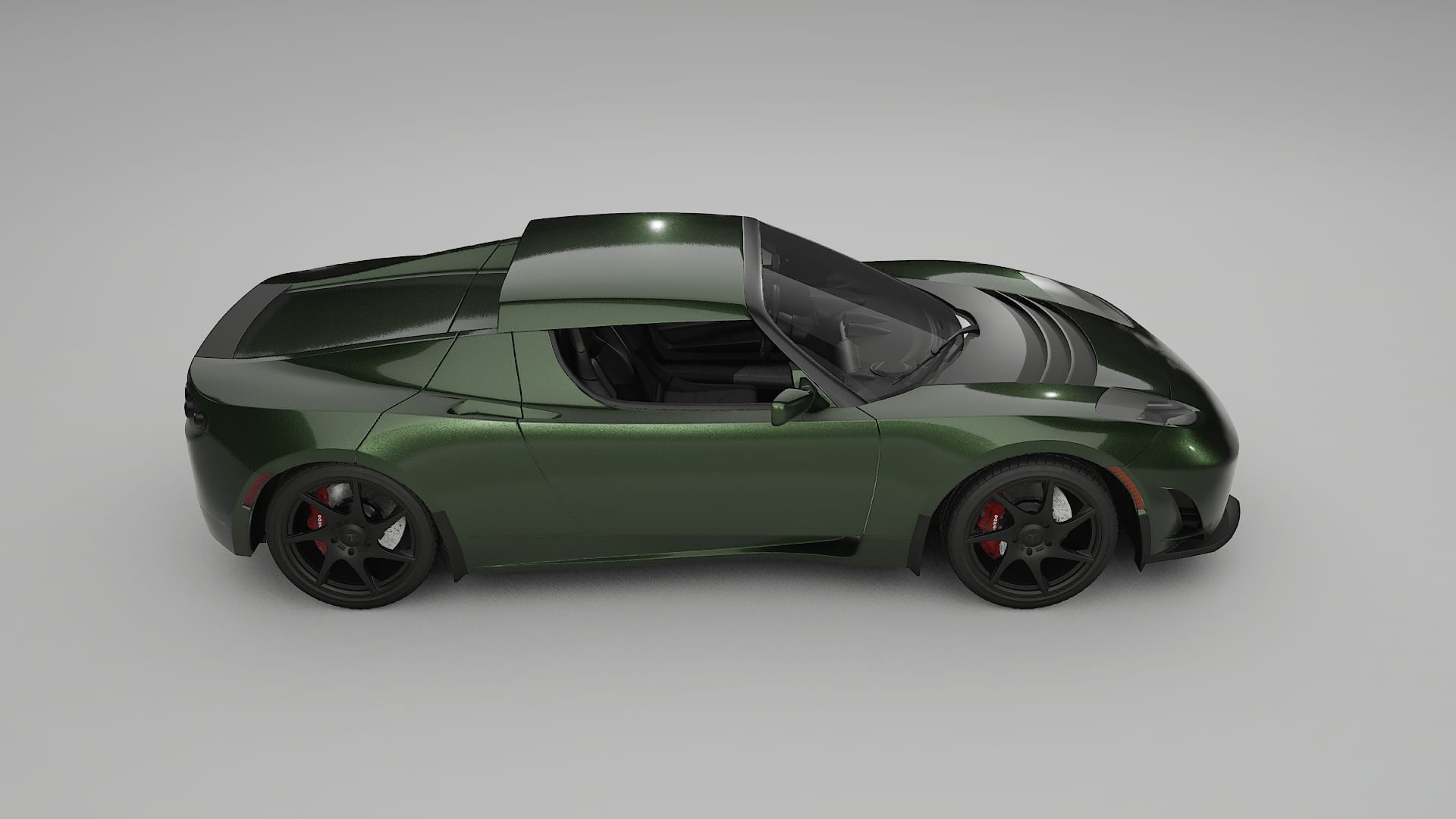 Tesla Roadster 2.5 TPU Paint Protection Film | LAGOON Color Change PPF Full Pre-Cut Kit