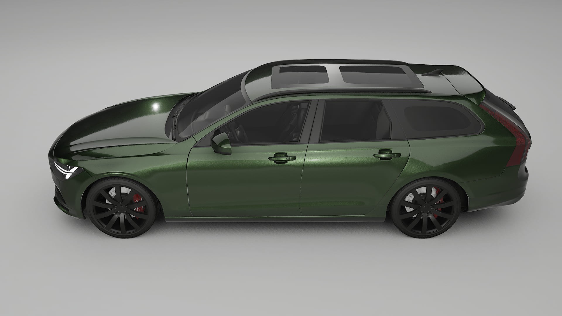 Volvo V90 P5 TPU Paint Protection Film | LAGOON Color Change PPF Full Pre-Cut Kit