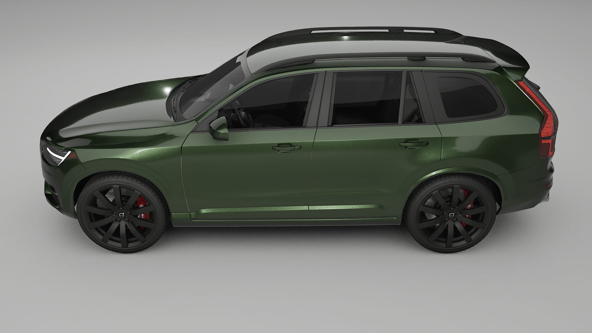 Volvo XC90 SPA TPU Paint Protection Film | LAGOON Color Change PPF Full Pre-Cut Kit