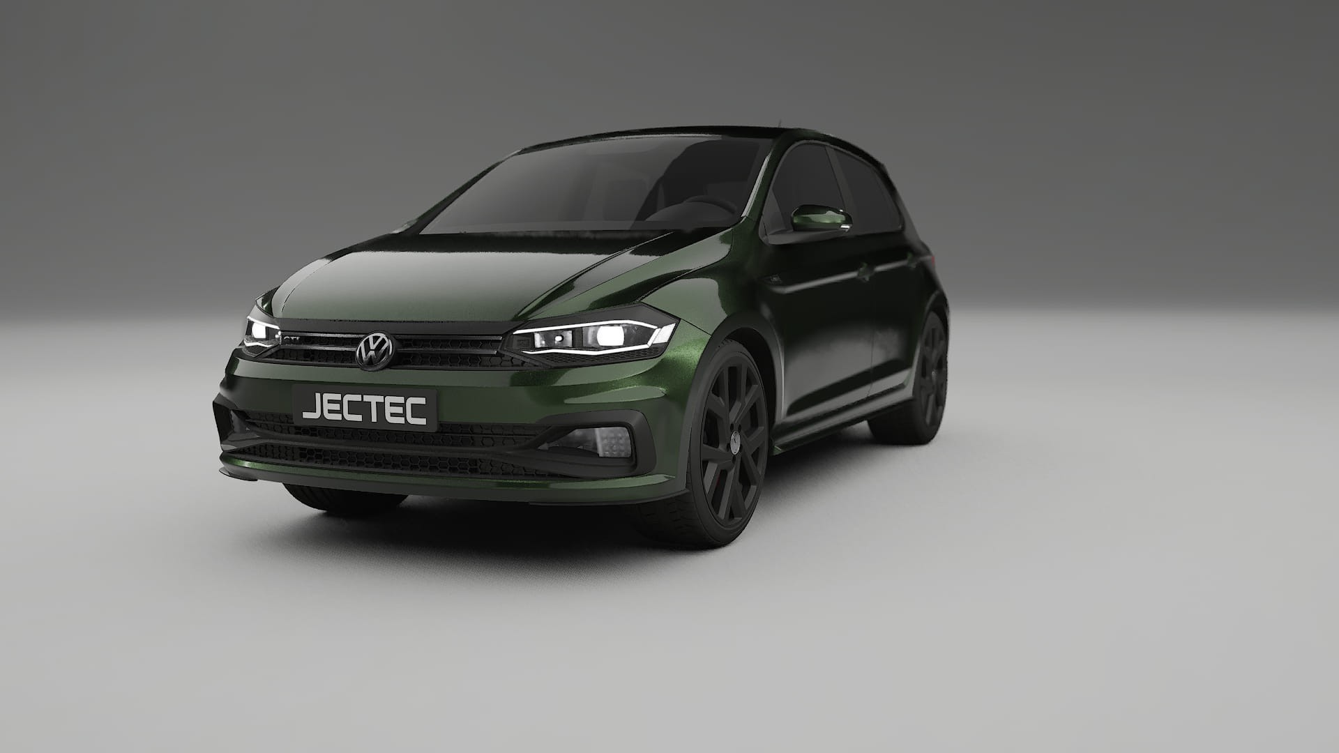 VW Polo GTI VI TPU Paint Protection Film | LAGOON Color Change PPF Full Pre-Cut Kit