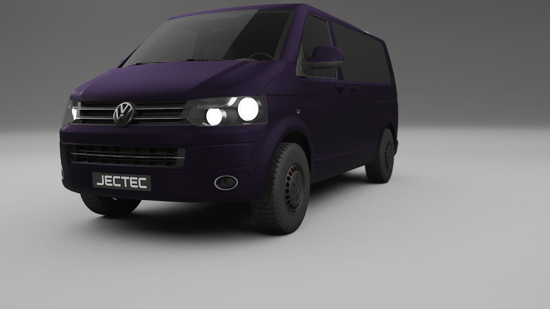 VW Transporter T5 Caravelle TPU Paint Protection Film | VIOLET Color Change PPF Full Pre-Cut Kit