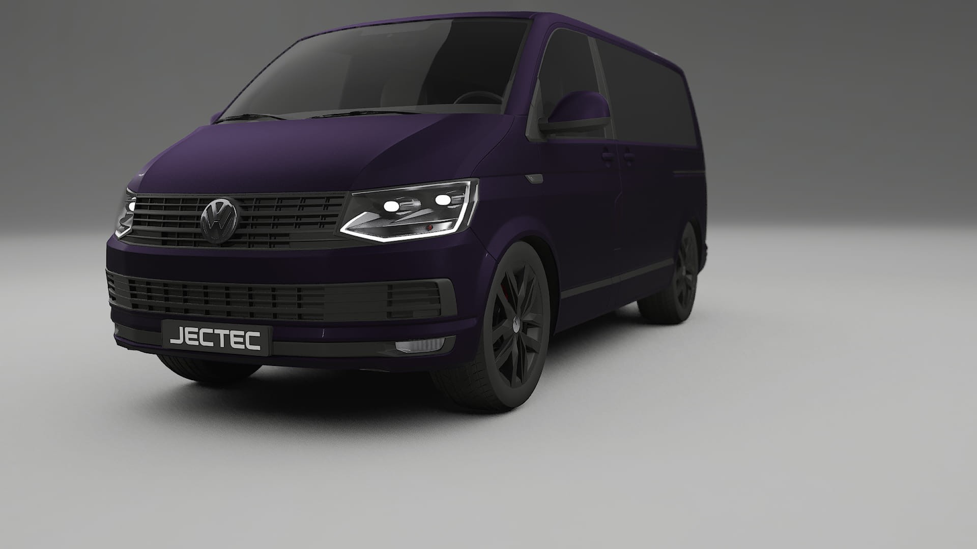 VW Transporter T6 Multivan TPU Paint Protection Film | VIOLET Color Change PPF Full Pre-Cut Kit