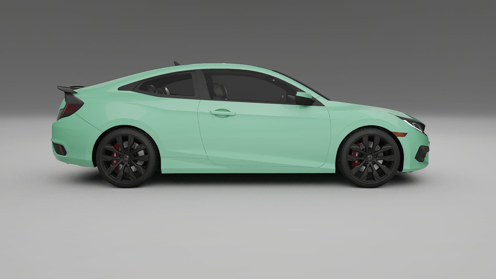 Honda Civic coupe prefacelift pre-LCI TPU Paint Protection Film | DUSTY Color Change PPF Full Pre-Cut Kit