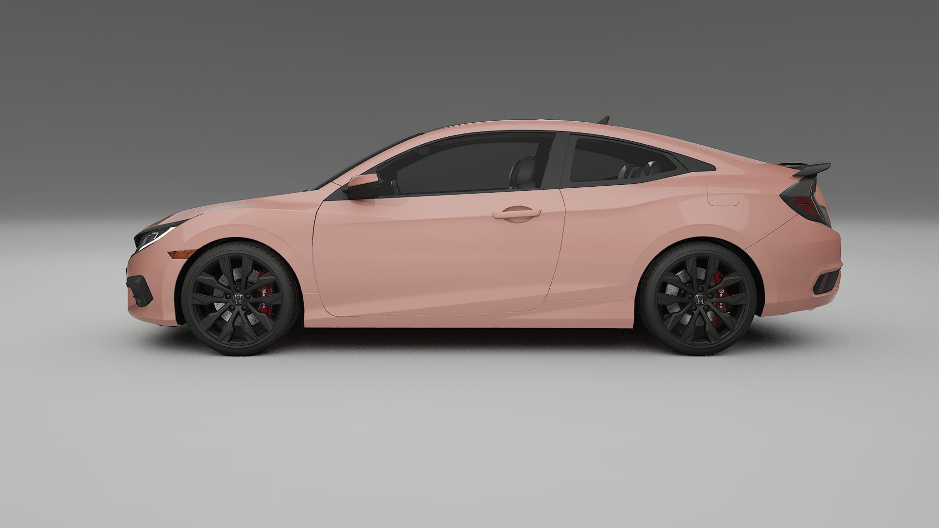 Honda Civic coupe prefacelift pre-LCI TPU Paint Protection Film | BLUSH Color Change PPF Full Pre-Cut Kit