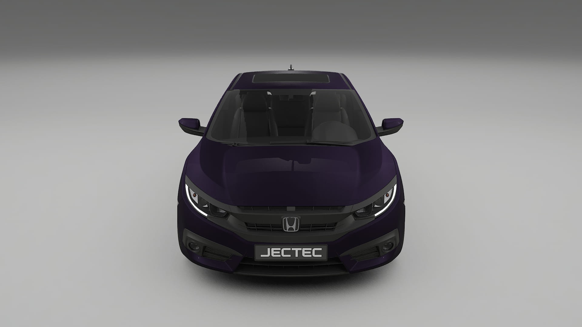 Honda Civic coupe prefacelift pre-LCI TPU Paint Protection Film | VIOLET Color Change PPF Full Pre-Cut Kit
