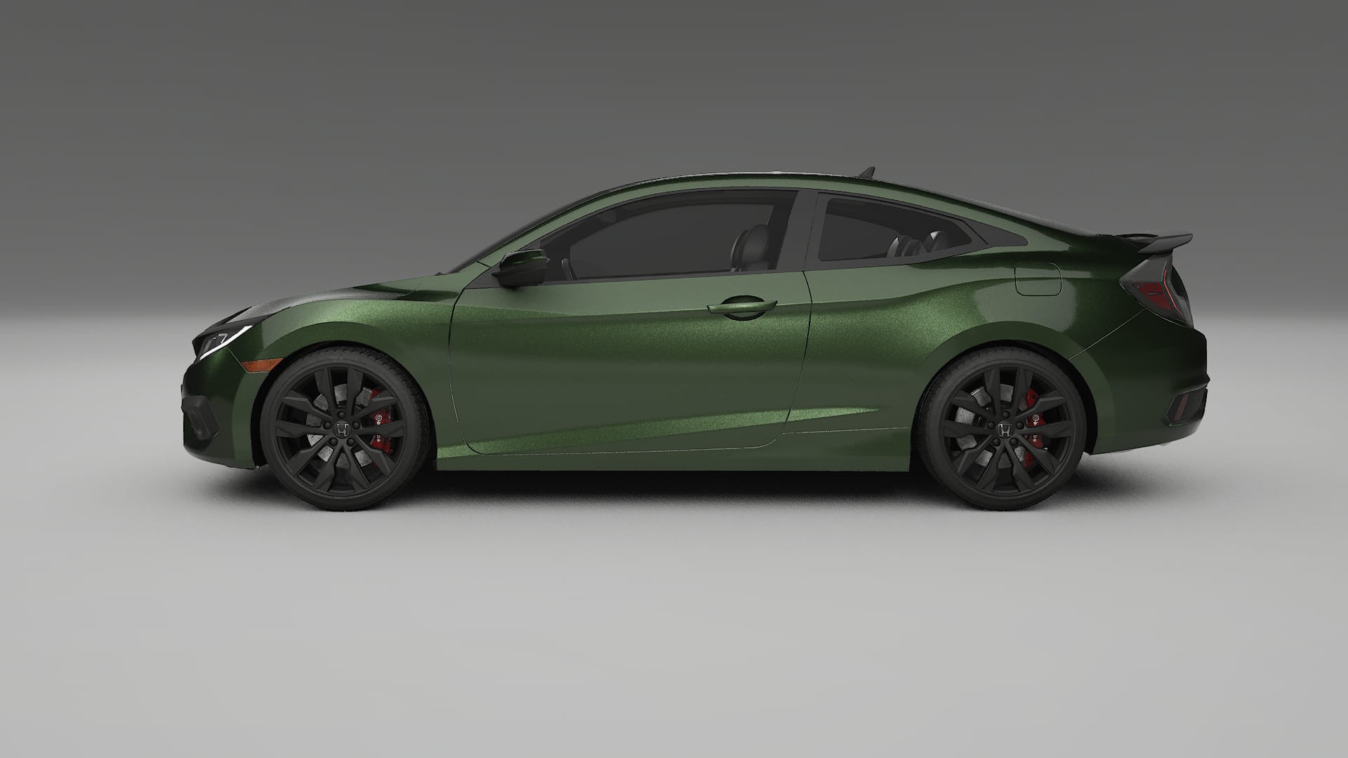 Honda Civic coupe prefacelift pre-LCI TPU Paint Protection Film | LAGOON Color Change PPF Full Pre-Cut Kit