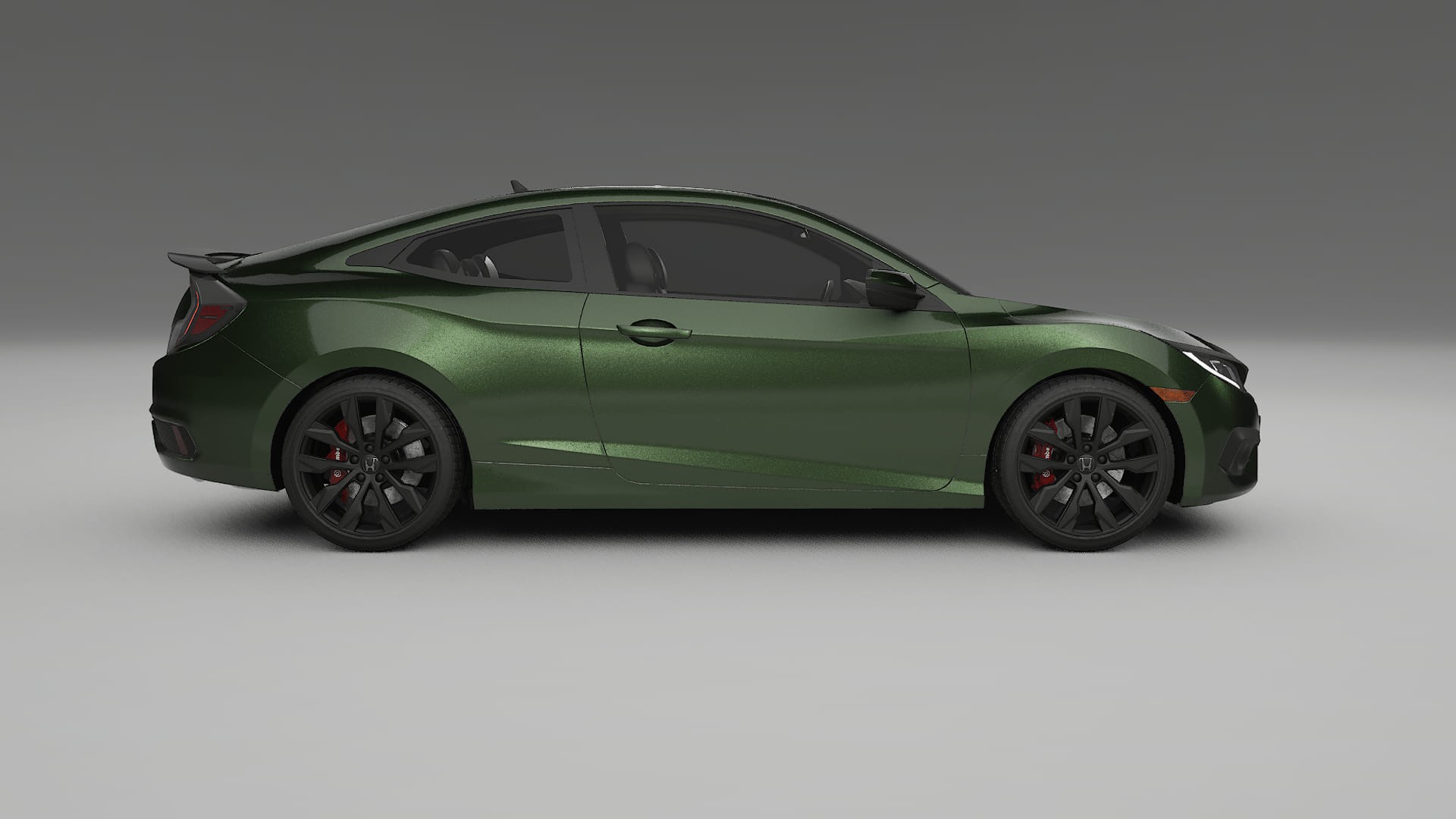 Honda Civic coupe prefacelift pre-LCI TPU Paint Protection Film | LAGOON Color Change PPF Full Pre-Cut Kit