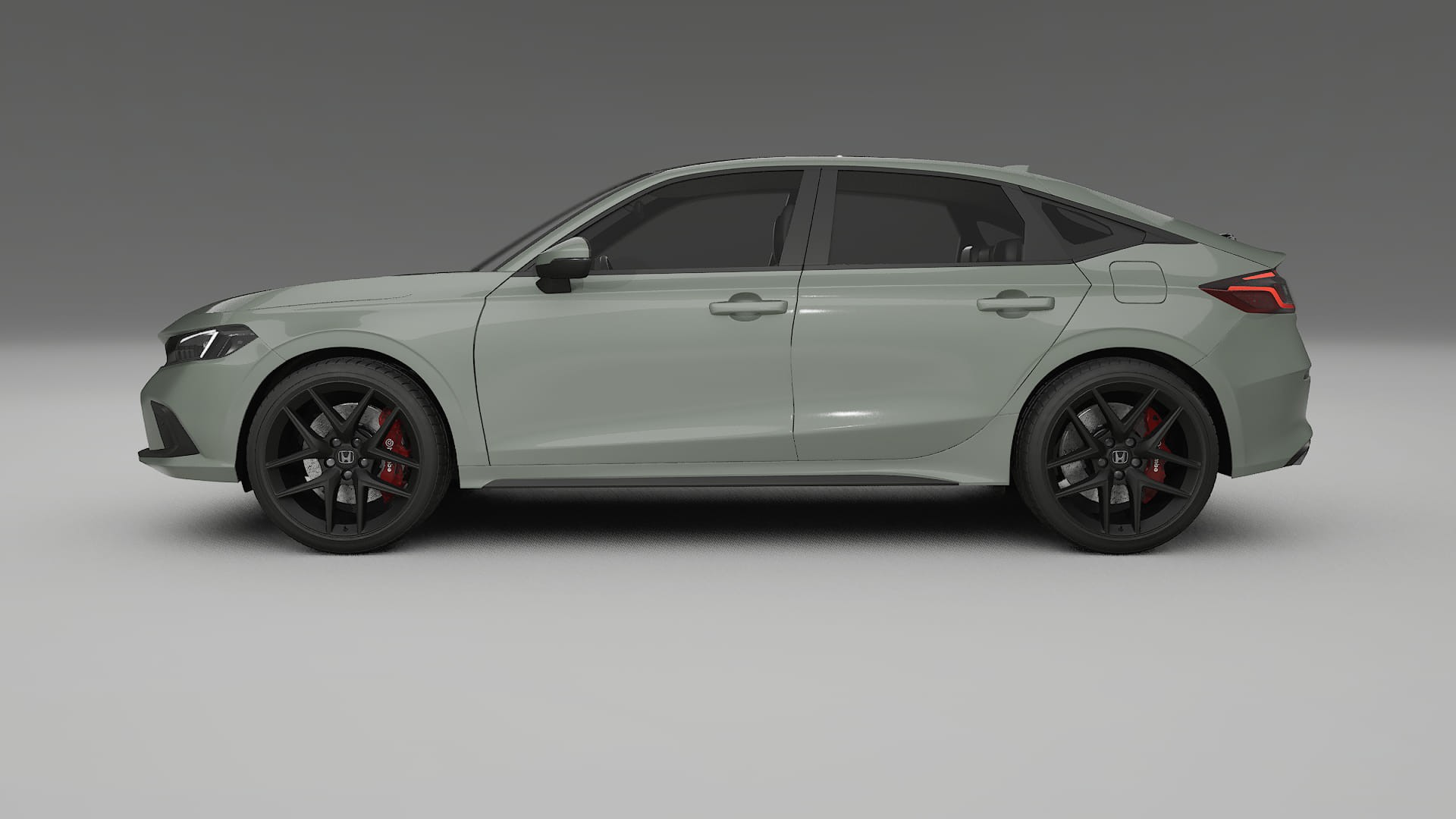 Honda Civic hatchback TPU Paint Protection Film | SLATE Color Change PPF Full Pre-Cut Kit