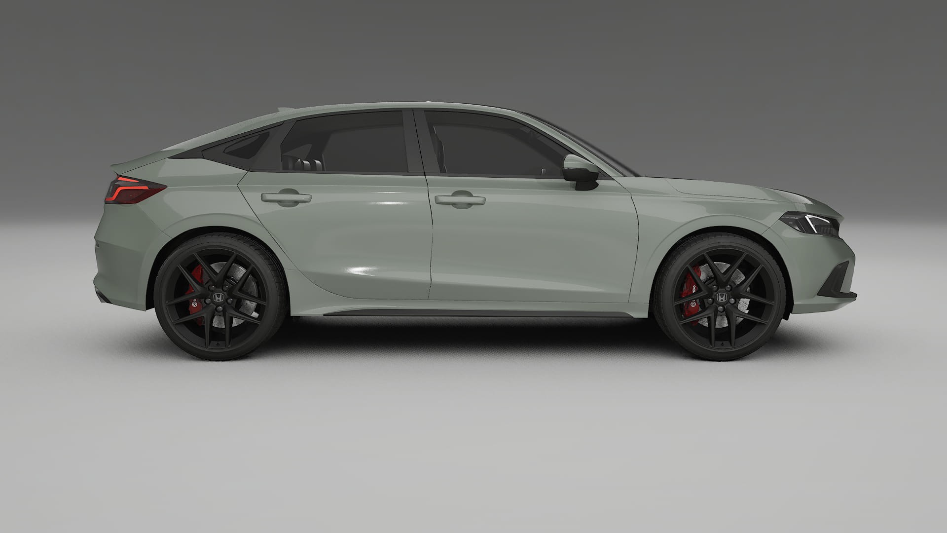 Honda Civic hatchback TPU Paint Protection Film | SLATE Color Change PPF Full Pre-Cut Kit